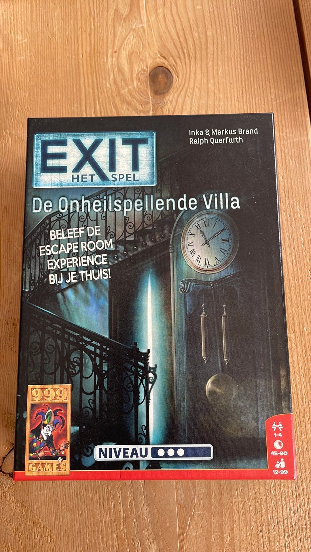 Exit spel De Onheilspellende Villa, Ophalen, Zo goed als nieuw