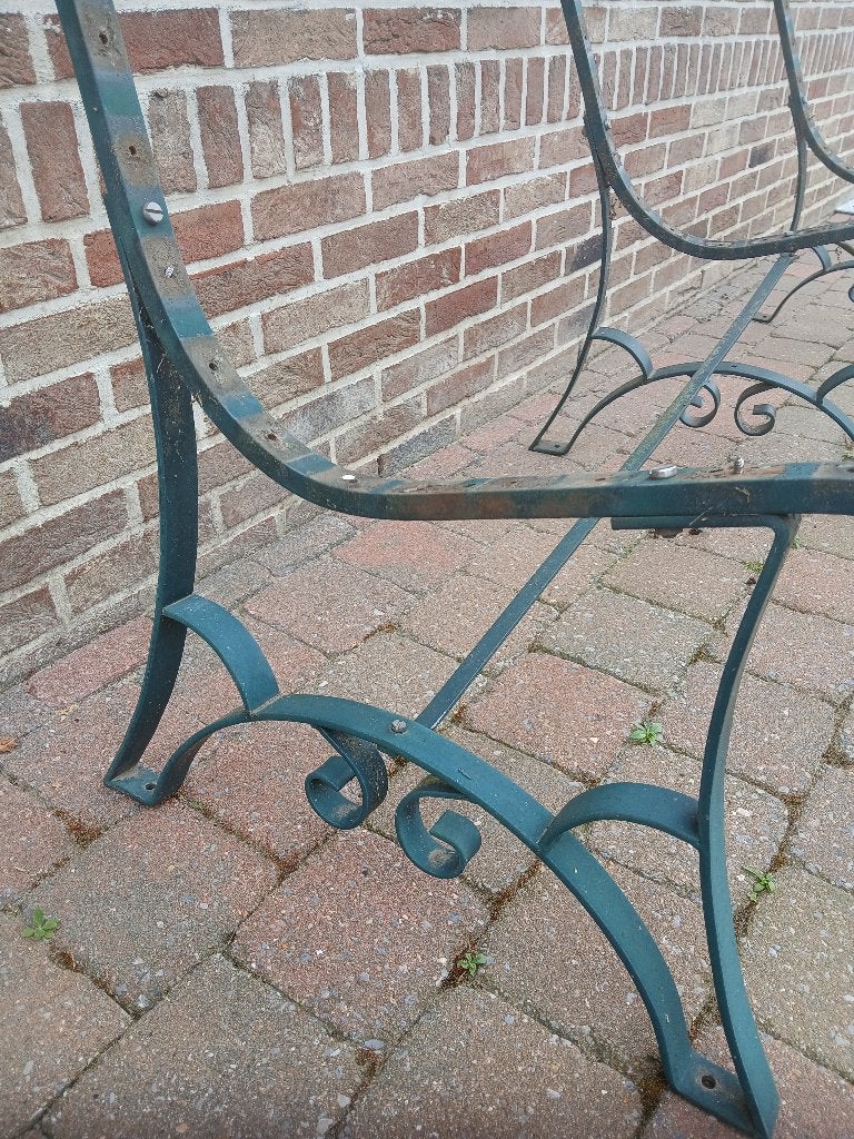 Antiek onderstel van bank, Tuin en Terras, Ophalen, Gebruikt, Metaal