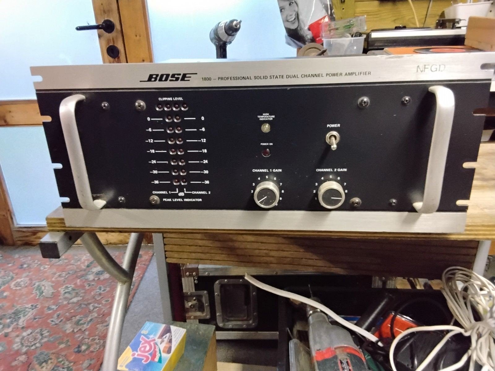 Bose1800  versterker, Ophalen, Gebruikt
