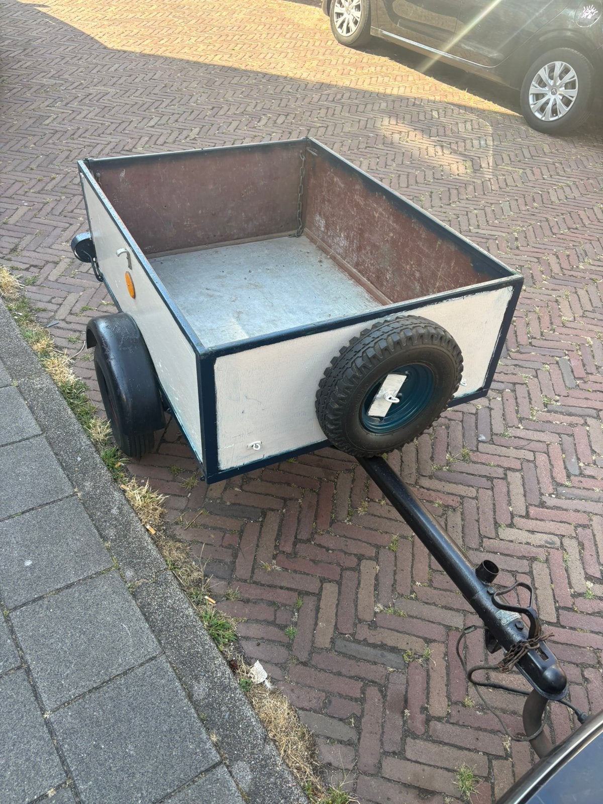 Aanhangwagentje bagagewagen, Ophalen, Gebruikt