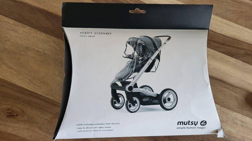 Mutsy Rain Cover – Icon Seat, Ophalen, Zo goed als nieuw, Kinderwagen, Mutsy