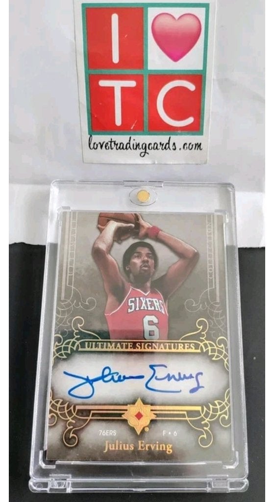 2006-07 Upper Deck Ultimate Collect Julius Erving autokaart, Ophalen of Verzenden, Nieuw, Plaatje