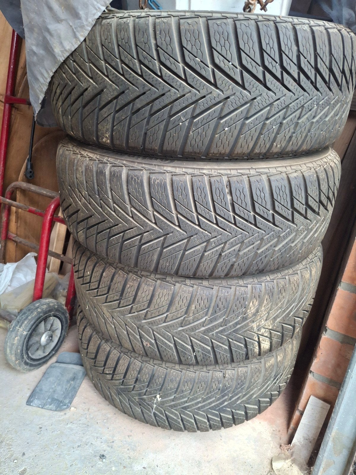 Winterbanden op velg, Ophalen, 14 inch, Personenwagen, 185 mm