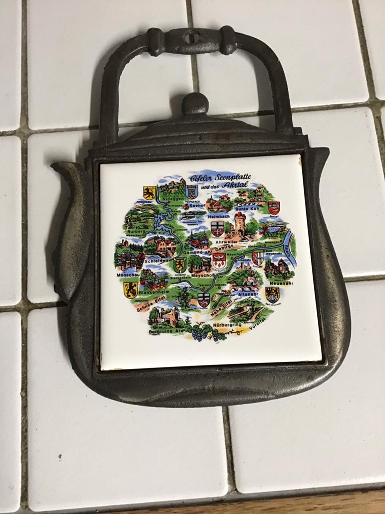 Vintage onderzetter Villeroy & Boch, Antiek en Kunst, Ophalen of Verzenden