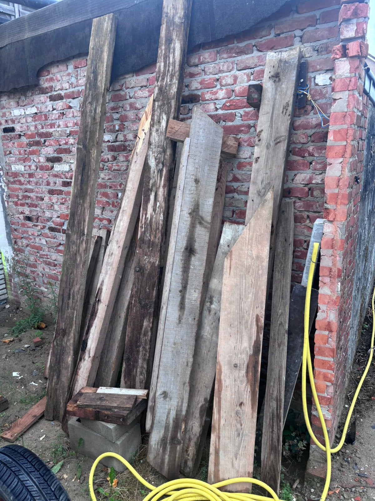 Gratis hout, Enlèvement