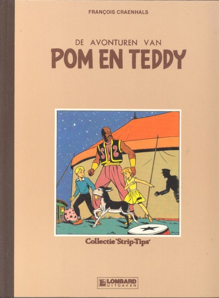 Collectie Strip-Tips nr 3 - Pom en Teddy - hardcover 1983, Eén stripboek, Ophalen of Verzenden, Zo goed als nieuw, Francois Craenhals