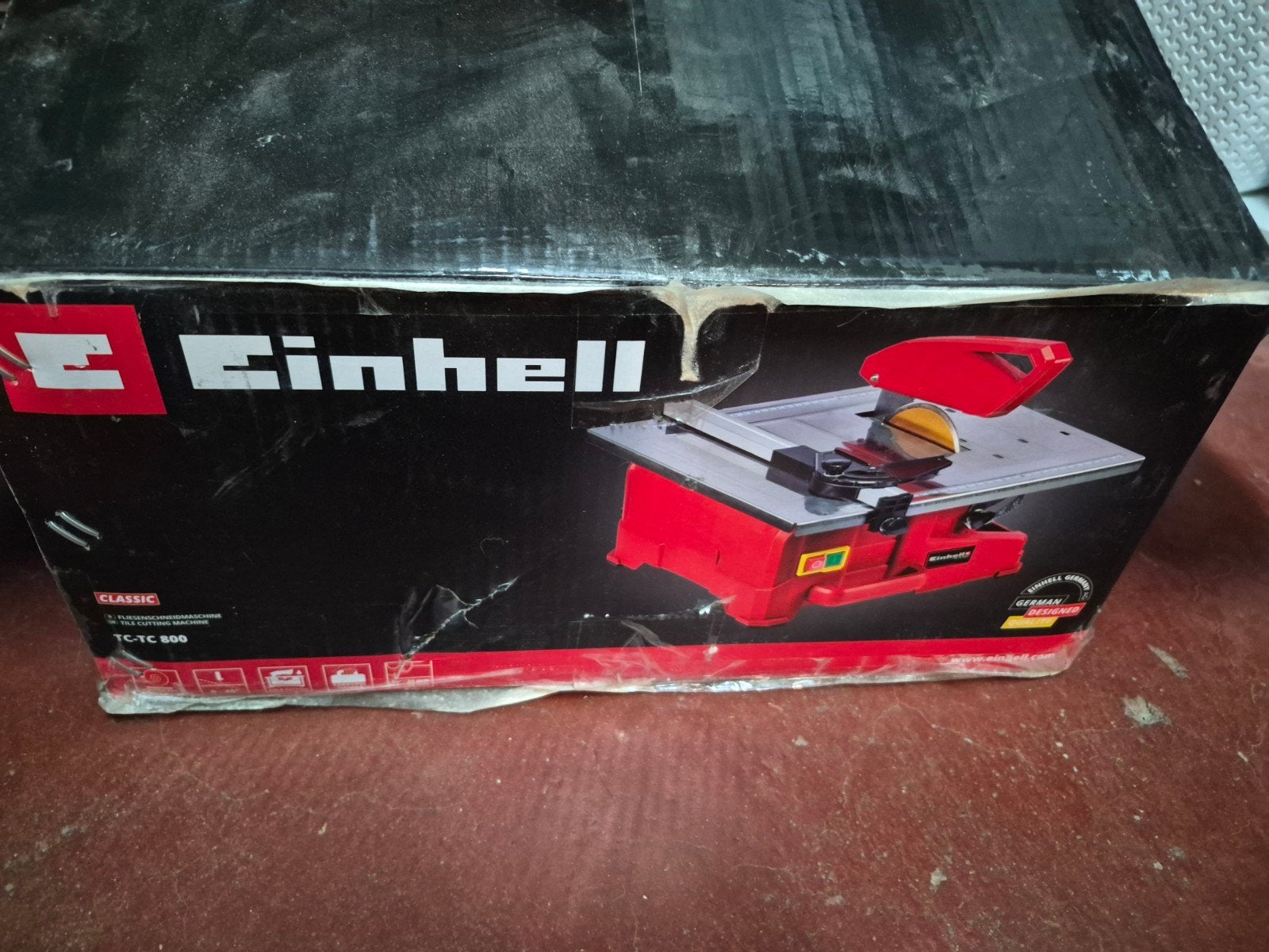 Tegelsnijder Einhell TC-TC 800, Ophalen