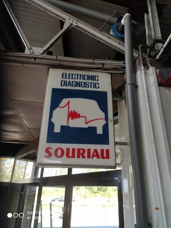 Enseigne lumineuse Souriau, Enlèvement, Comme neuf, Autres types