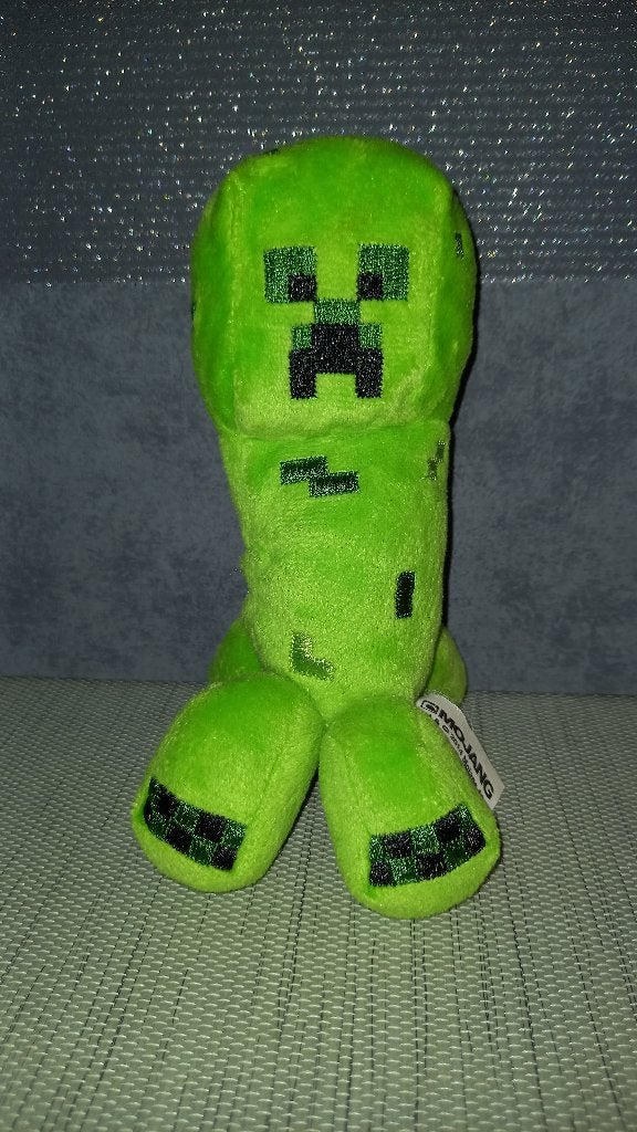 Minecraft knuffel, Kinderen en Baby's, Ophalen of Verzenden, Zo goed als nieuw, Groen