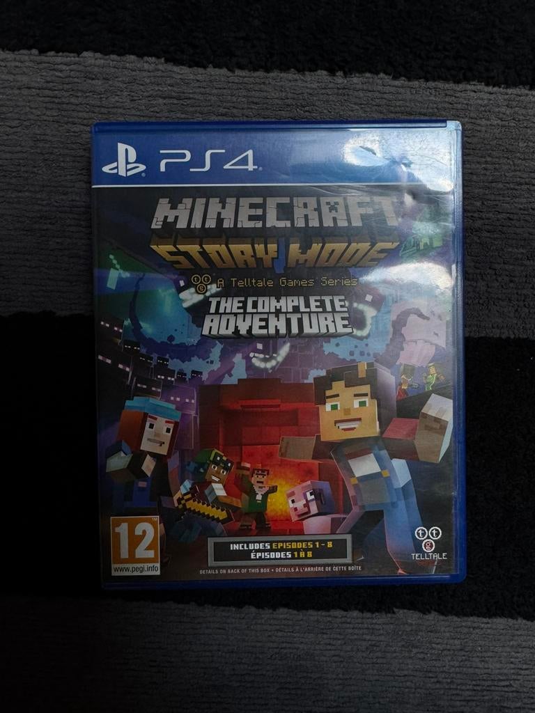 Minecraft Story Mode PS4 - Très bon état, 1 joueur, Enlèvement, Comme neuf, À partir de 12 ans