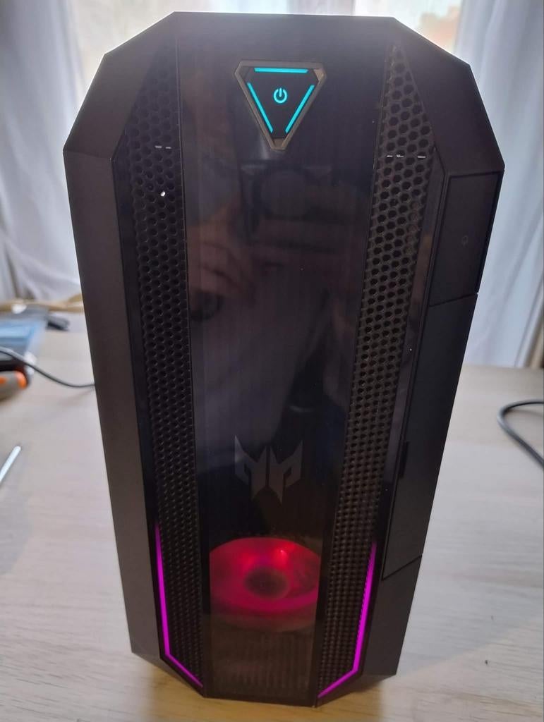 Acer Predator I7 10e W11-gametoren 
BEKIJK INFO, Computers en Software, Ophalen, Zo goed als nieuw, Gaming, HDD