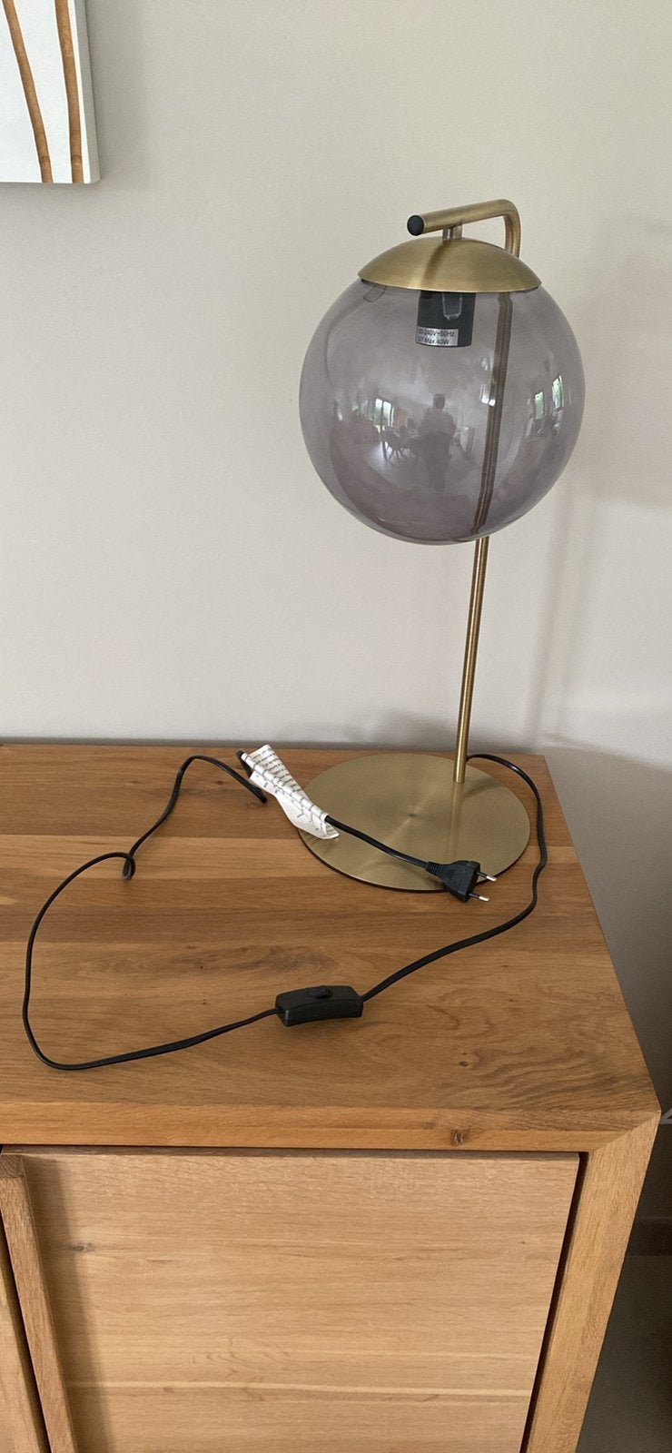 Très jolie lampe maison du monde, Lampe d'ambiance, Doré, Vintage, Comme neuf