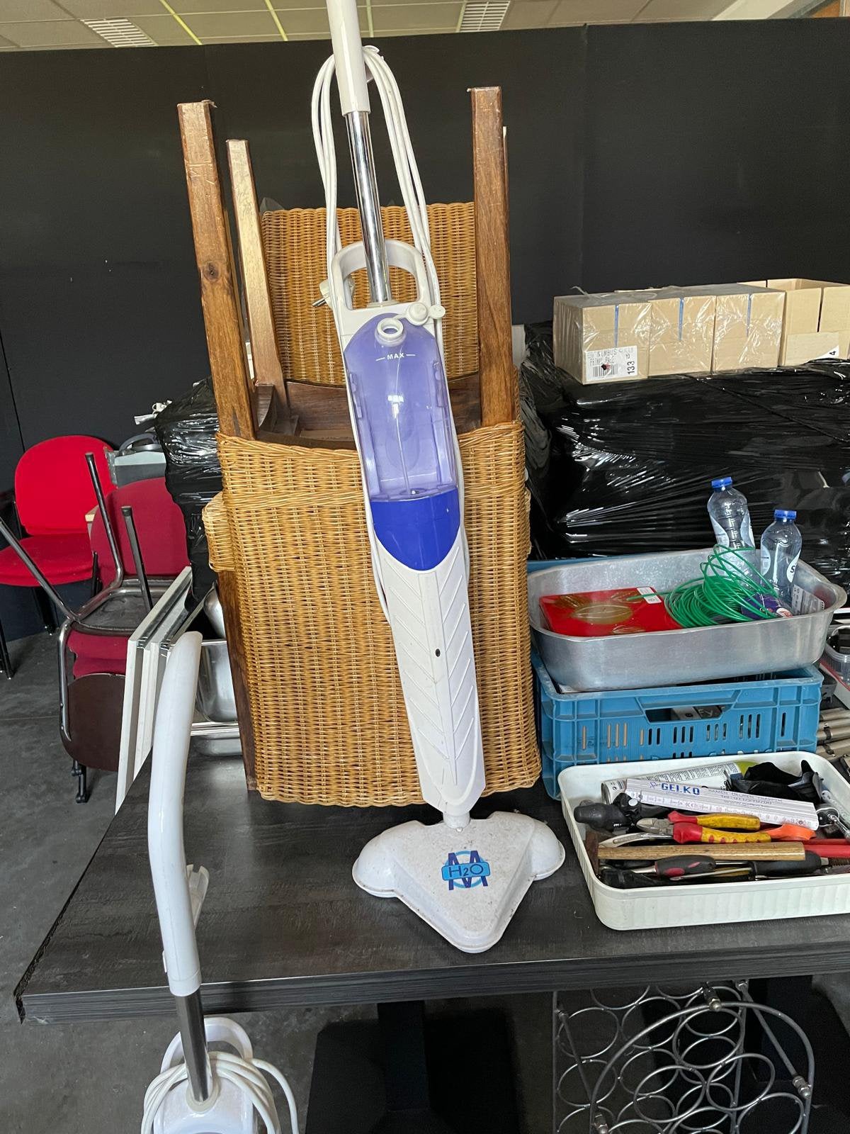 H2O stoomreiniger / stoommop, Electroménager, Vapeurs, Comme neuf, Nettoyeur à vapeur, Enlèvement