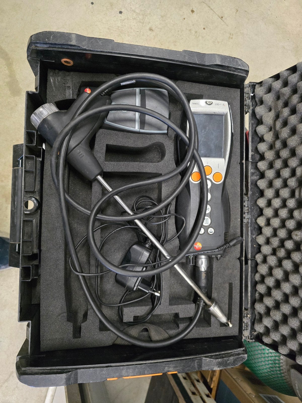 testo 330-1 rookgasmeter, Ophalen