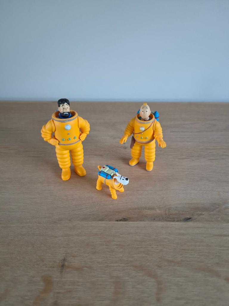 Figurines Tintin sur la lune, Enlèvement ou Envoi