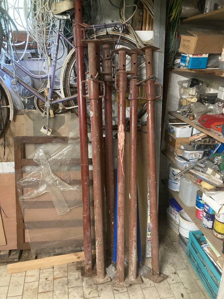 6 rongen, Doe-het-zelf en Bouw, Steigers, Ophalen, Gebruikt, Rolsteiger of Kamersteiger, Minder dan 2 meter