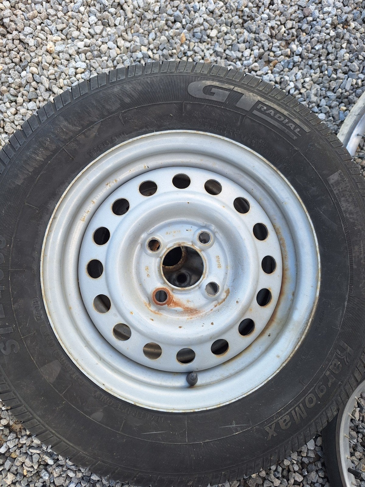 Roue de remorque 155/80 R13, Enlèvement, Comme neuf