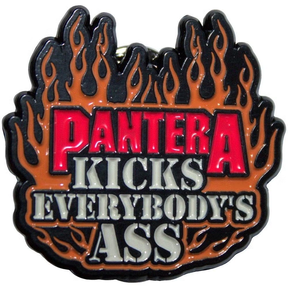 Pantera - Kicks Everybodys Ass - Pin officiële merchandise, Ophalen of Verzenden, Nieuw