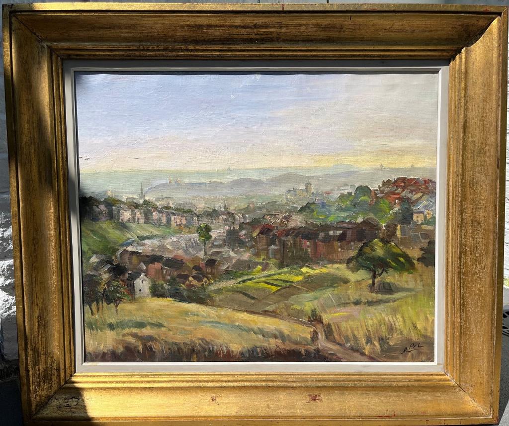 Peinture Paysage Liège Moritz Pel, Antiquités & Art, Enlèvement