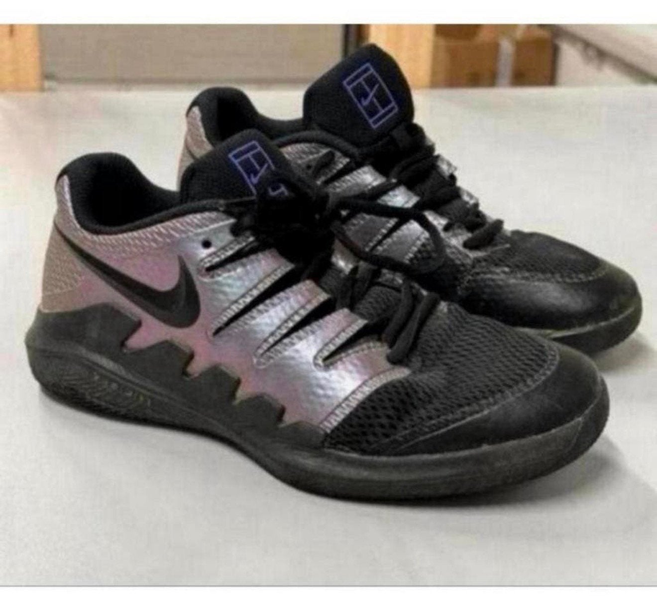 Nike Air Zoom Vapor X multicolor-black tennisschoenen m 38, Sport en Fitness, Tennis, Ophalen of Verzenden, Zo goed als nieuw