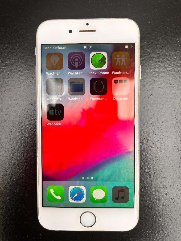 Apple iPhone 6 – 16GB wit/zilver Ontgrendeld met hoesje, Télécoms, Téléphonie mobile | Apple iPhone, 16 GB, Comme neuf, Enlèvement