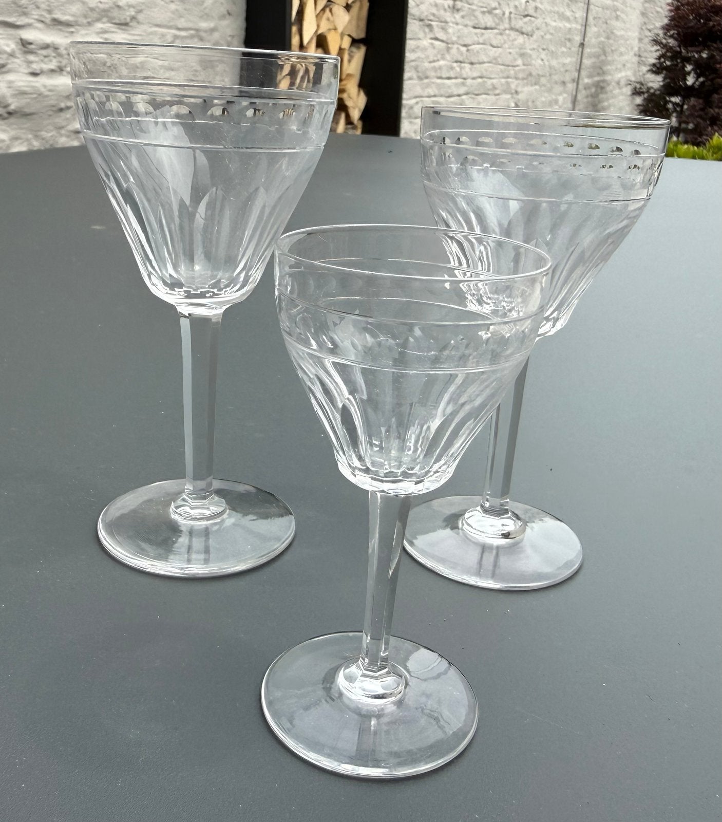 Glazen in Kristal, Ophalen, Zo goed als nieuw