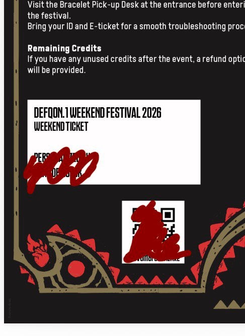 Defqon 1 weekendticket, Eén persoon, Juni