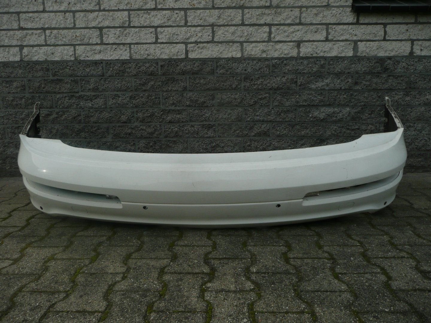 Audi Q7 Bumper Achterbumper 4L0807521H PDC Gaten Dubbele Uit, Auto-onderdelen, Gebruikt, -, -, Achter