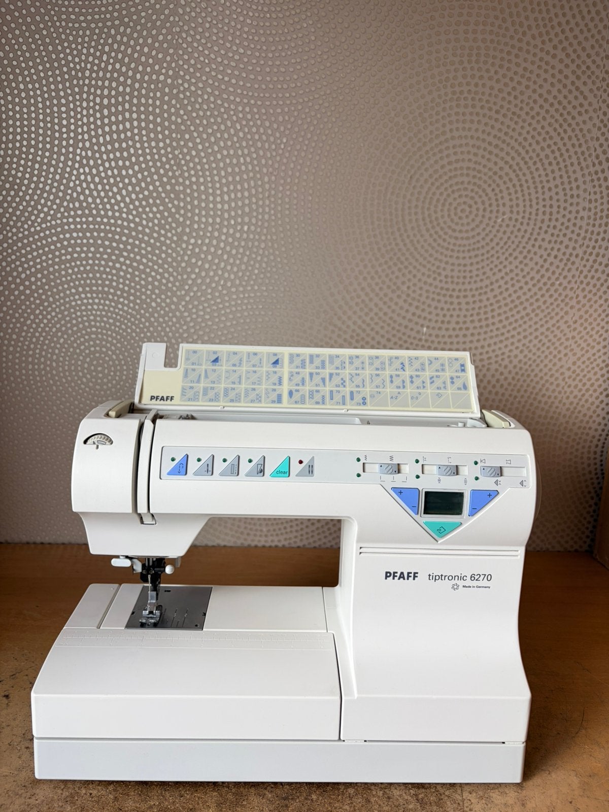 NAAIMACHINE PFAFF TIPTRONIC 6270 MET IDT DUBBEL TRANSPORT, Ophalen of Verzenden, Zo goed als nieuw, Naaimachine, Pfaff