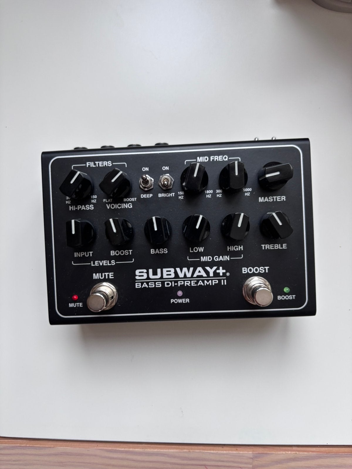 Mesa subway bass preamp DI II, Muziek en Instrumenten, Ophalen of Verzenden, Zo goed als nieuw
