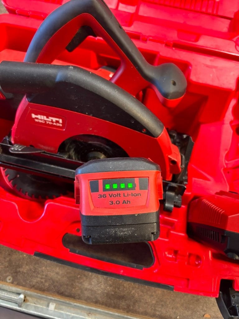 HILTI Scie circulaire WSC 70 A36, Ophalen, Cirkelzaag, 70 mm of meer, HILTI