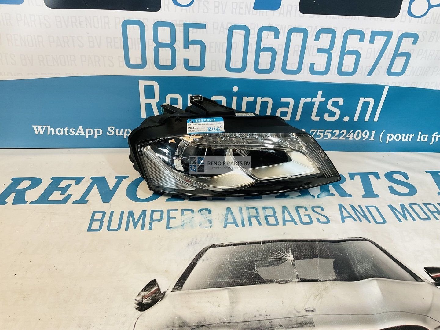 Koplamp Audi A3 8P Xenon LED 2008-2012 8P0941004 Orgineel Re, -, Utilisé, -, -