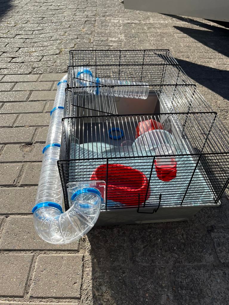 Hamsterkooi groot, Dieren en Toebehoren, Ophalen, Zo goed als nieuw, Kooi