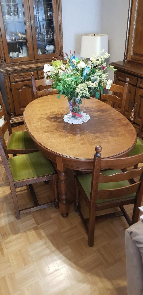 table à manger, Zwaar, 100 à 150 cm, Cinq personnes ou plus, Comme neuf