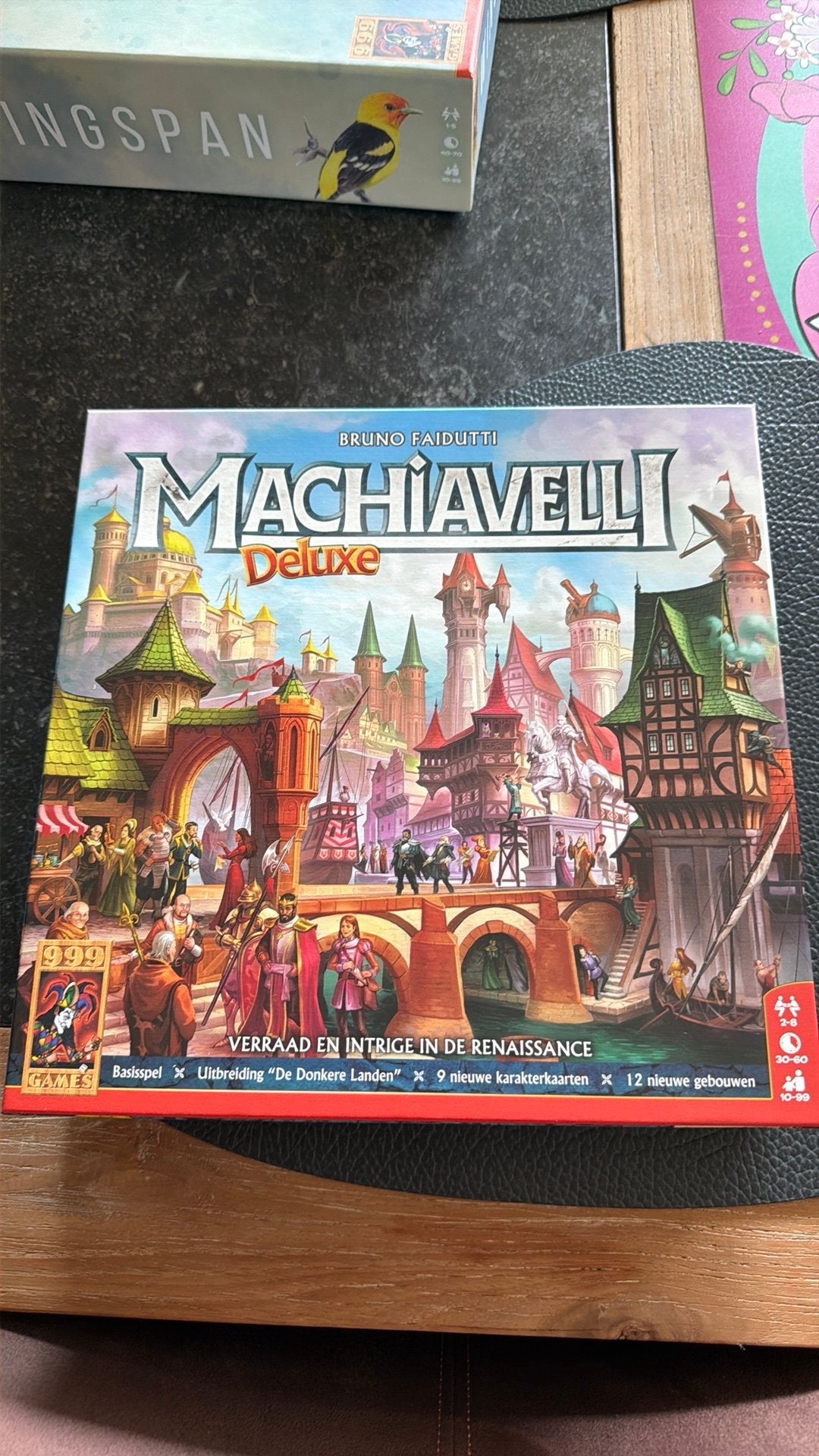Machiavelli Deluxe | Nieuw in doos | Inclusief uitbreiding, Ophalen, Nieuw