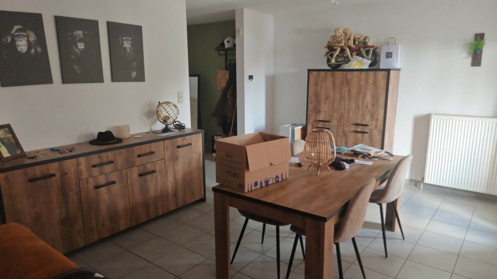 eetkamer, Ophalen