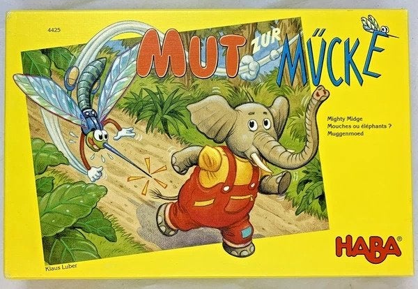 HABA Mosquito Courage, jeu de dés pour enfants, jeu de plate, Envoi, Comme neuf, Haba