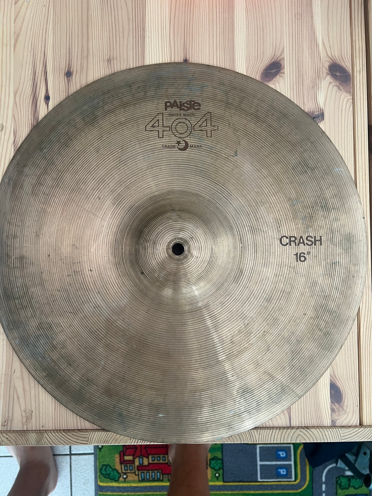 Paiste 404 16”, Muziek en Instrumenten, Drumstellen en Slagwerk, Ophalen, Gebruikt