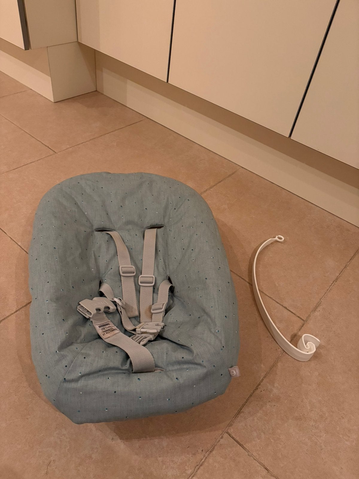 Tripp Trapp babyzitje + plateau, Kinderen en Baby's, Ophalen of Verzenden, Gebruikt