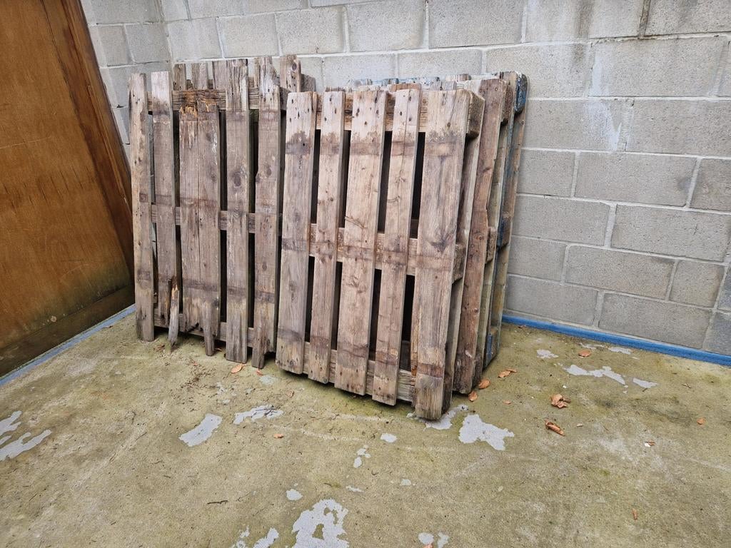 Houten palletten, Enlèvement