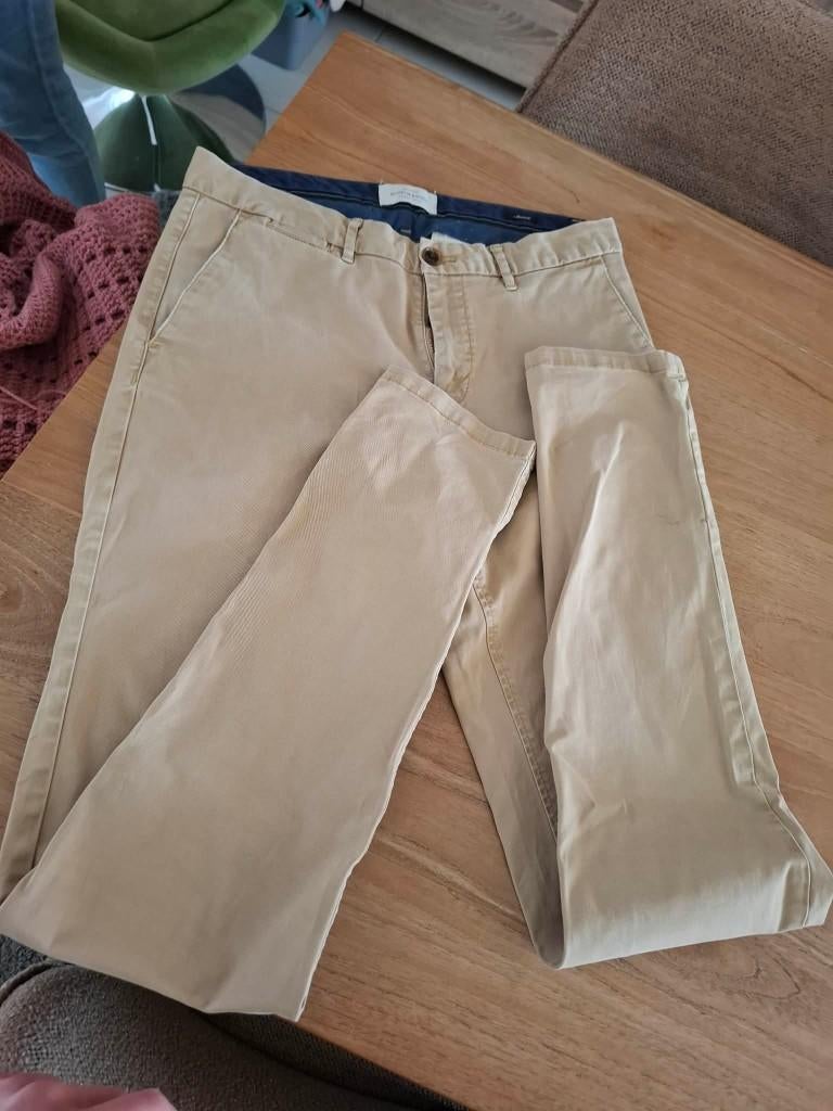 Pantalon Scotch & Soda pour homme W29 L34, Enlèvement ou Envoi, Beige, Comme neuf, Taille 48/50 (M)