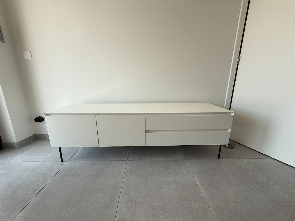 TV Meubel, Ophalen, 150 tot 200 cm, Zo goed als nieuw, Minder dan 100 cm