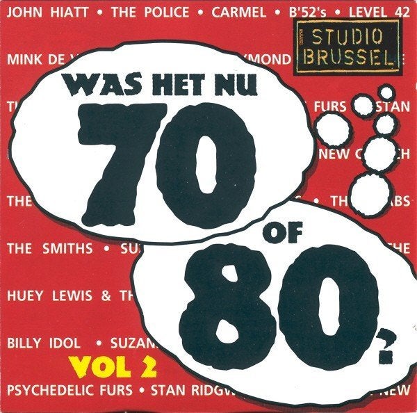 Was Het Nu 70 Of 80? Vol 2 (2CD Studio Brussel), Ophalen of Verzenden