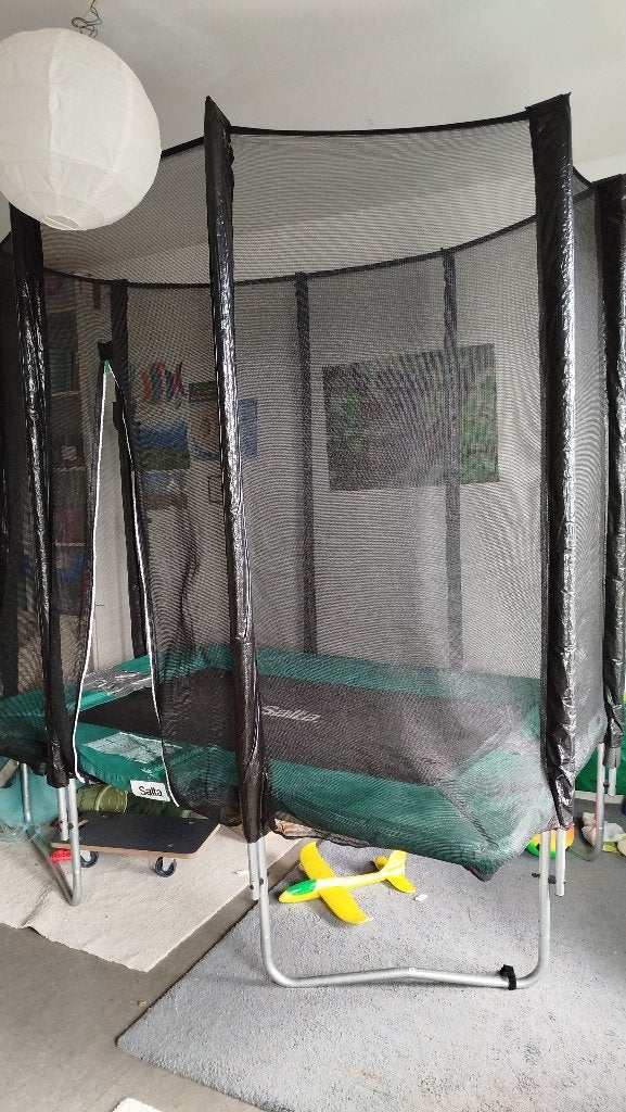 Trampoline, Ophalen, Gebruikt