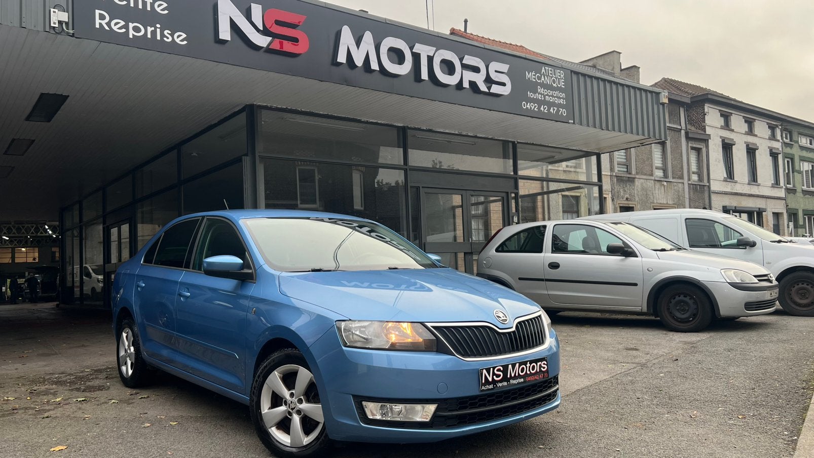 || Skoda rapid 1.2 tsi ||, Auto's, Euro 5, Stof, Zwart, Blauw