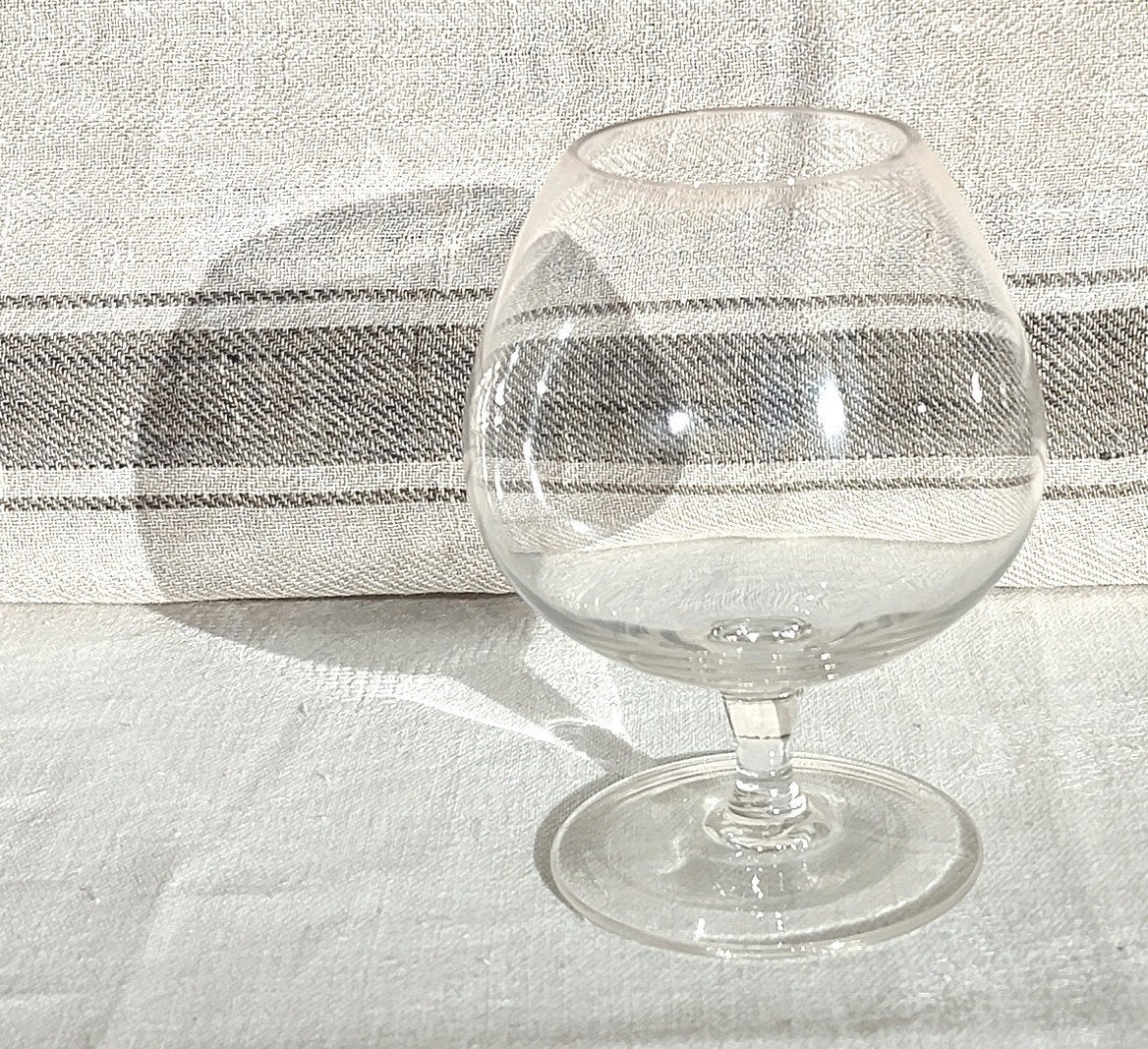Luminarc cognac- en spijsverteringsfles glas 10,5 cm, Glas of Glazen, Overige merken, Klassiek, Ophalen of Verzenden