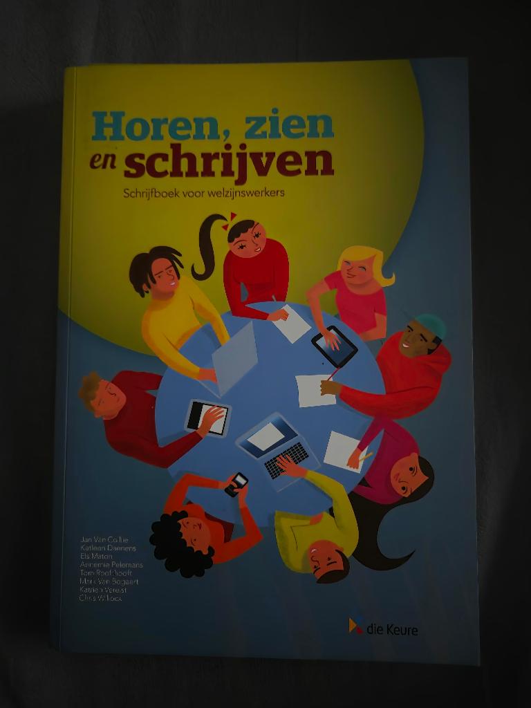 Boek horen, zien en schrijven, Boeken, Schoolboeken, Ophalen of Verzenden, Maatschappijleer, Overige niveaus, Nieuw