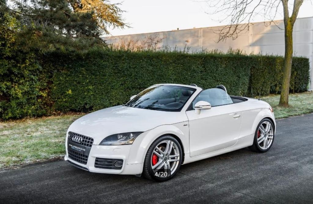 Audi TT Cabrio 2.0 turbo, Autos, Cuir et Alcantara, Boîte manuelle, Noir, 2 portes