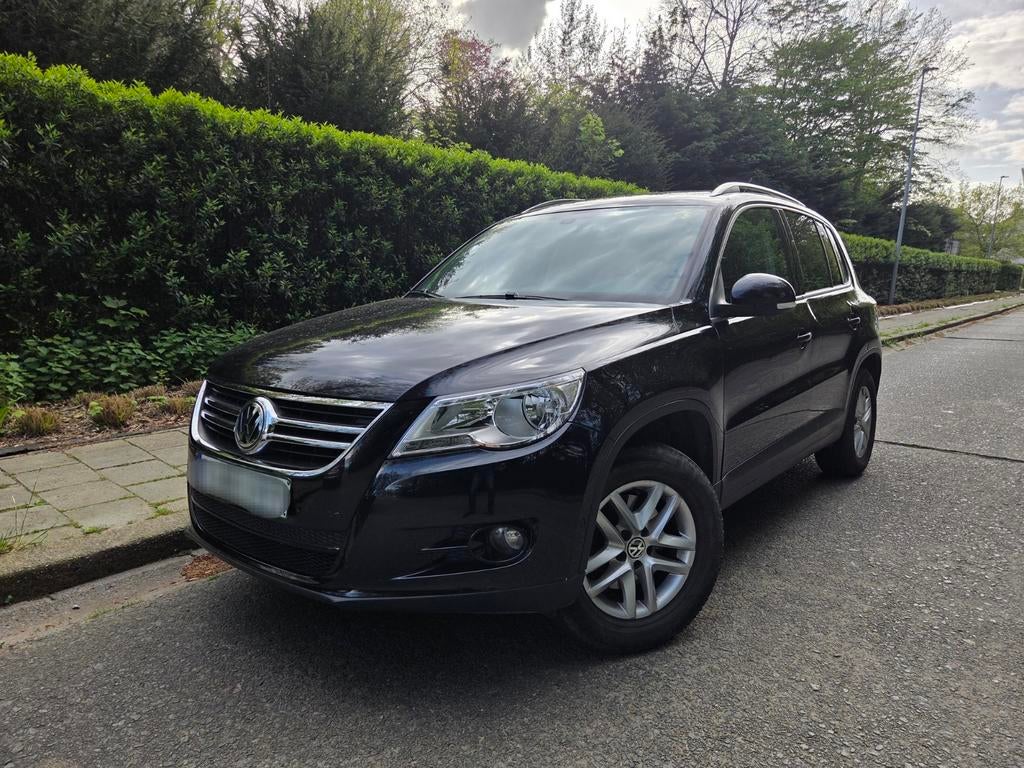 Volkswagen Tiguan | 2.0 TDI | 4Motion (4X4) | 157000 KM, Auto's, Zwart, Zwart, Diesel, Vierwielaandrijving