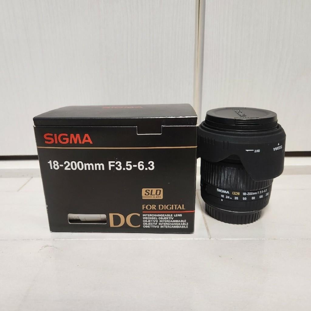 sigma 18-200mm f3.5-6.3 dc sld voor SONY A-mount, Audio, Tv en Foto, Ophalen of Verzenden, Zo goed als nieuw